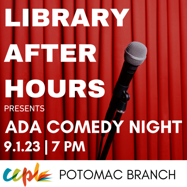 Image for event: Library After Hours: ADA Comedy Night