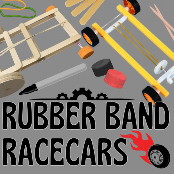 Image for event: Rubber Band Racecars
