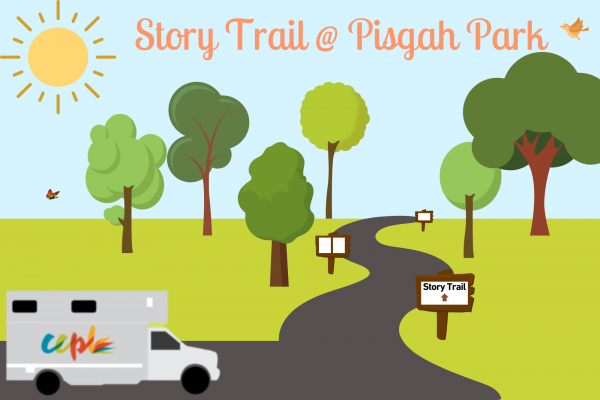 Image for event: Mobile Library Story Trail @ Pisgah Park