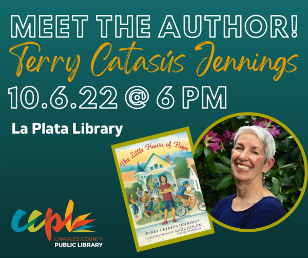 Image for event: CCPL Author Visit with Terry Catas&uacute;s Jennings