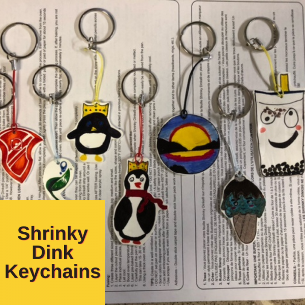 Image for event: Shrinky Dink Keychain Kit